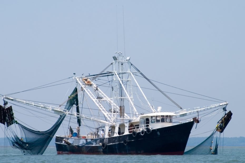 shrimp boat on the gulf coast celebrating National Shrimp Festival in Gulf Shores, Alabama