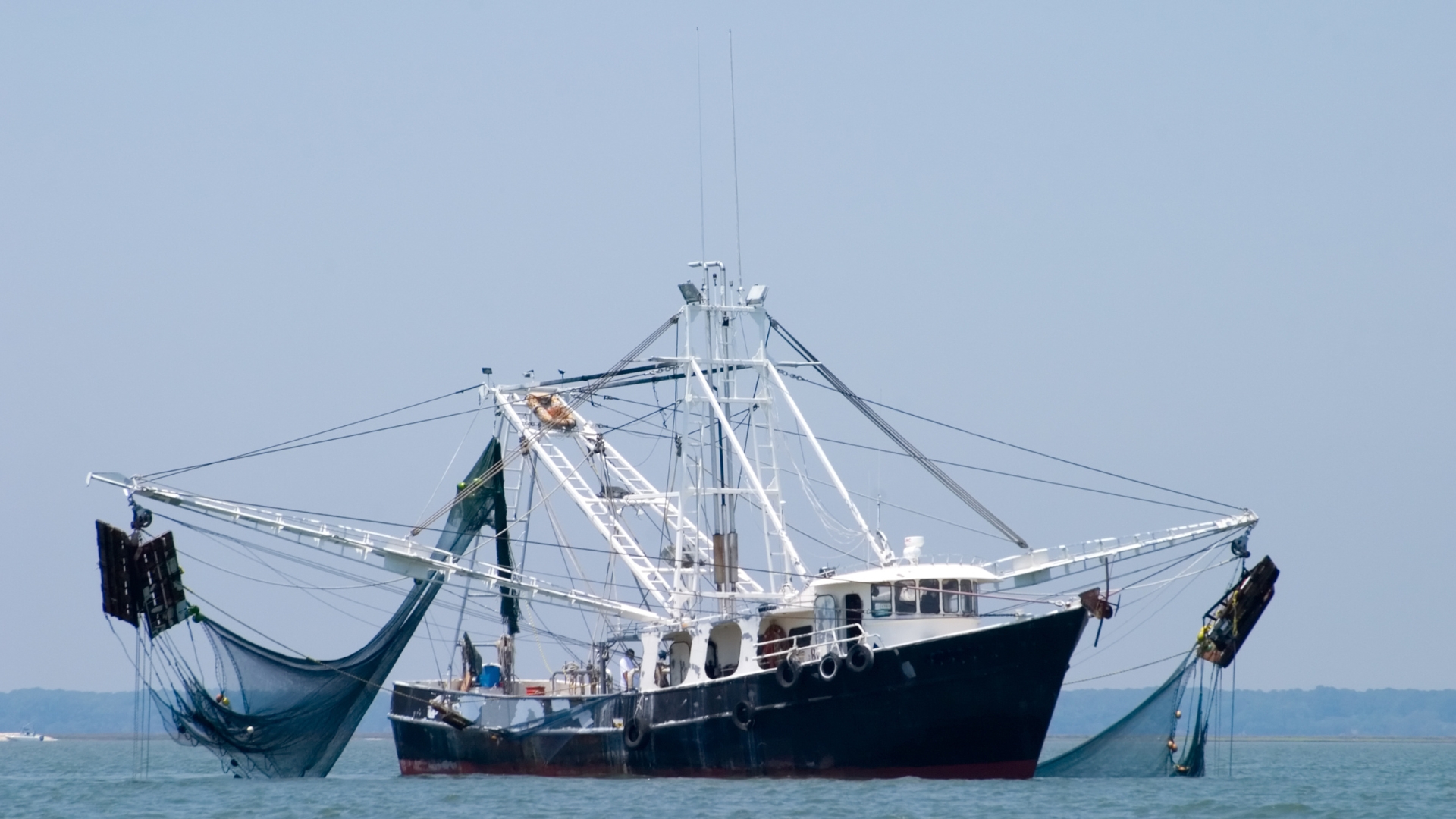shrimp boat on the gulf coast celebrating National Shrimp Festival in Gulf Shores, Alabama